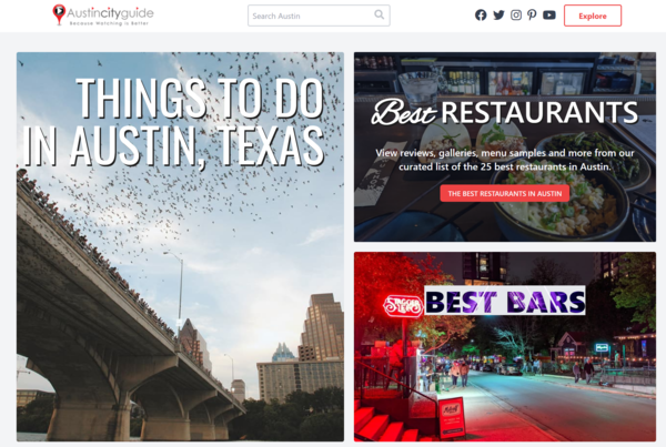 Austin City Guide Website