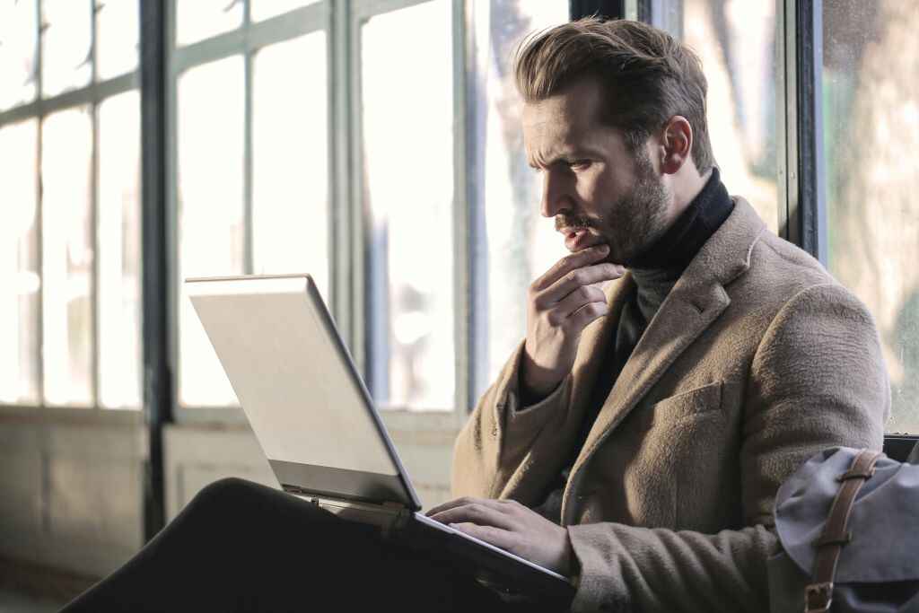 Man Working On Computer 3