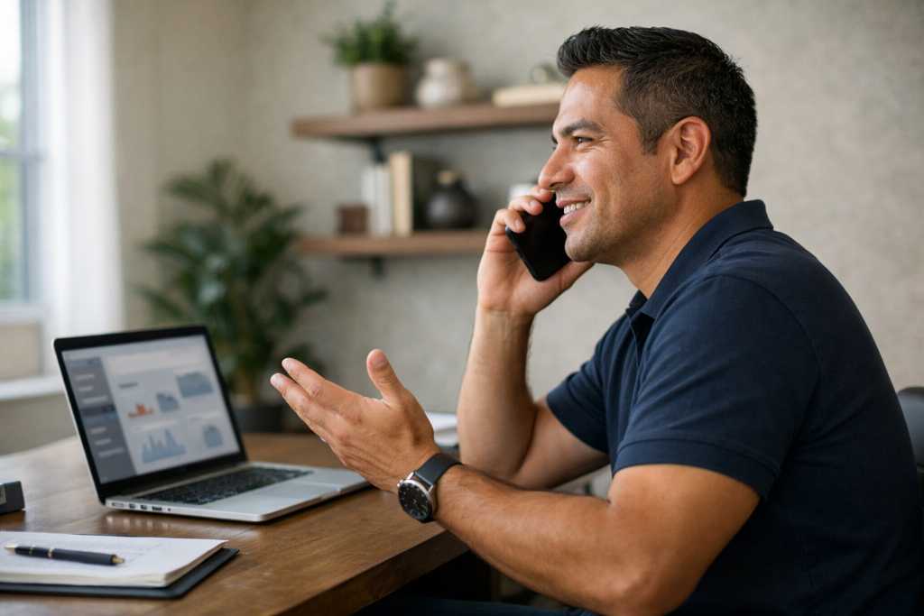 Calling with a client